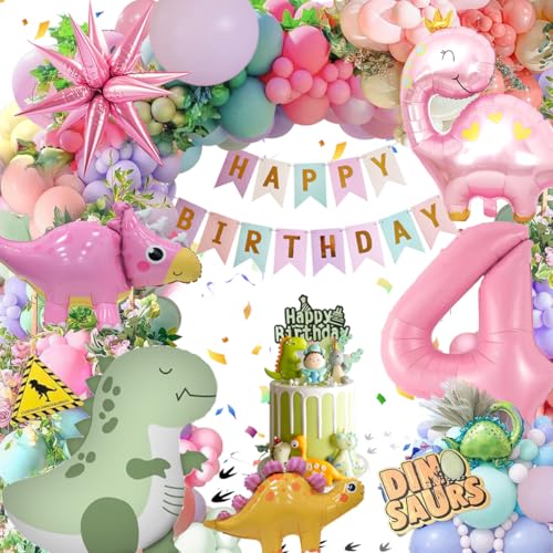 4 Jahre Geburtstagsdeko Mädchen, Deko Luftballons Kindergeburtstag, Dinosaurier Kindergeburtstag Deko, 4 Jahre Happy Birthday Deko, Dinosaurier Macaron Ballon Geburtstag Deko für Mädchen 4 Jahre Geburtstagsdeko Mädchen, Deko Luftballons Kindergeburtstag, Dinosaurier Kindergeburtstag Deko, 4 Jahre Happy Birthday Deko, Dinosaurier Macaron Ballon Geburtstag Deko für Mädchen von Kiyiusan