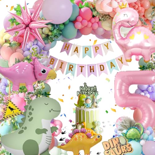 5 Jahre Geburtstagsdeko Mädchen, Deko Luftballons Kindergeburtstag, Dinosaurier Kindergeburtstag Deko, 5 Jahre Happy Birthday Deko, Dinosaurier Macaron Ballon Geburtstag Deko für Mädchen 5 Jahre Geburtstagsdeko Mädchen, Deko Luftballons Kindergeburtstag, Dinosaurier Kindergeburtstag Deko, 5 Jahre Happy Birthday Deko, Dinosaurier Macaron Ballon Geburtstag Deko für Mädchen von Kiyiusan