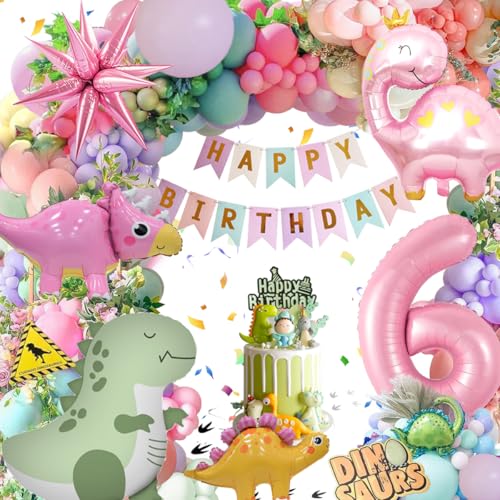 6 Jahre Geburtstagsdeko Mädchen, Deko Luftballons Kindergeburtstag, Dinosaurier Kindergeburtstag Deko, 6 Jahre Happy Birthday Deko, Dinosaurier Macaron Ballon Geburtstag Deko für Mädchen 6 Jahre Geburtstagsdeko Mädchen, Deko Luftballons Kindergeburtstag, Dinosaurier Kindergeburtstag Deko, 6 Jahre Happy Birthday Deko, Dinosaurier Macaron Ballon Geburtstag Deko für Mädchen von Kiyiusan