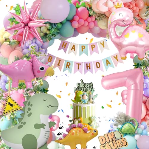 7 Jahre Geburtstagsdeko Mädchen, Deko Luftballons Kindergeburtstag, Dinosaurier Kindergeburtstag Deko, 7 Jahre Happy Birthday Deko, Dinosaurier Macaron Ballon Geburtstag Deko für Mädchen 7 Jahre Geburtstagsdeko Mädchen, Deko Luftballons Kindergeburtstag, Dinosaurier Kindergeburtstag Deko, 7 Jahre Happy Birthday Deko, Dinosaurier Macaron Ballon Geburtstag Deko für Mädchen von Kiyiusan