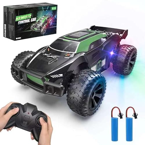 Kizeefun Ferngesteuertes Auto, 1:22 RC Autos für Kinder mit 360° Stunt Rennauto, 2.4GHz Fernsteuerung Off Road Spielzeugauto, Geschenk für Jungen Mädchen von Kizeefun