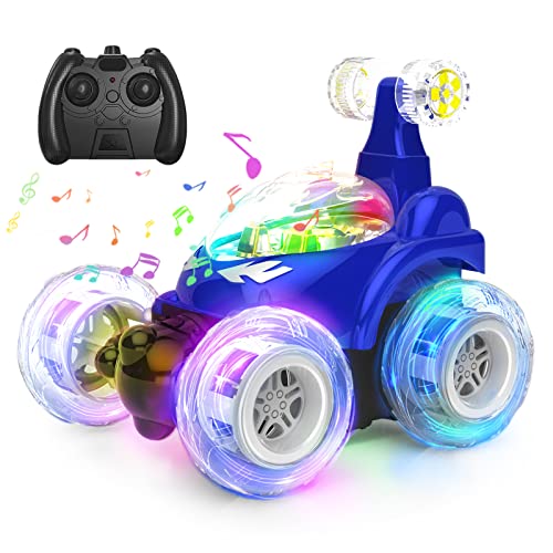 Ferngesteuertes Auto Spielzeug, Junge Mädchen Spielzeug 360 ° Drehbares Dual Mode Kletterauto mit Fernbedienung, LED Front und Rücklicht, USB Kabel, Geschenke für Mädchen und Jungen von Kizeefun