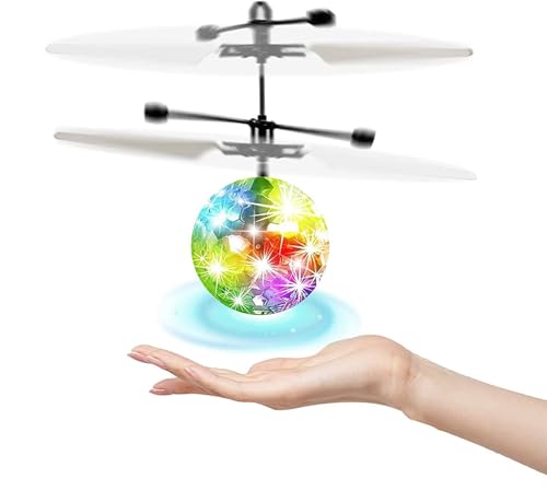 Fliegender Ball, Mini Drohne für Kinder, Flying Ball für Indoor und Outdoor, Fliegender Ball für Kinder, Fliegendes Spielzeug für Jungen und Mädchen Alter 3+ Fliegender Ball, Mini Drohne für Kinder, Flying Ball für Indoor und Outdoor, Fliegender Ball für Kinder, Fliegendes Spielzeug für Jungen und Mädchen Alter 3+ von Kizmyee