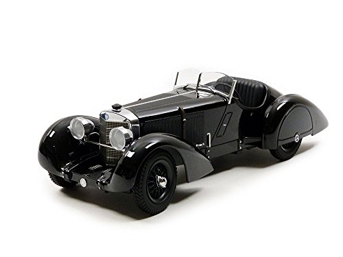Kk Scale Models – 180131bk – Fahrzeug Miniatur – Mercedes-Benz SSK Count trossi – 1930, schwarz, Maßstab 1/18 von Kk Scale Models