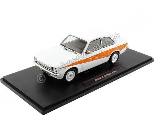 Kk Scale Models 180671W Miniaturauto, Weiß/Orange von Kk Scale Models