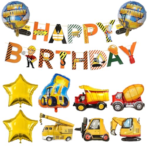 Bagger Luftballon Geburtstag Deko, 11 Bagger Geburtstag Deko Luftballon Baustellen Geburtstagdeko Kindergeburtstag Deko für Babyparty Geburtstagsparty Junge Bagger Luftballon Geburtstag Deko, 11 Bagger Geburtstag Deko Luftballon Baustellen Geburtstagdeko Kindergeburtstag Deko für Babyparty Geburtstagsparty Junge von KkvoGmle