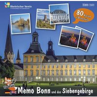 FindeFuxx Memo Bonn und das Siebengebirge, m. 1 Buch von Klaes regio Fotoverlag