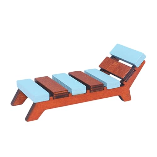 Deck Stuhlmodellmodellmodell Zubehör Teenager Mädchen Garten Tun Playset Miniature Möbel Und Accessoires von Klaisy