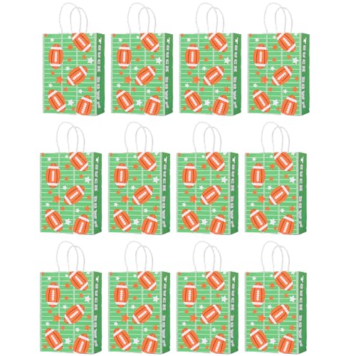 Fußball Papiertüten Set Von 12 Fußballgeschenktüten Für Kinder Geburtstagsfeier School Footballspiel Goodie Taschen Für Boy Party Bevorzugt Taschen Taschen von Klaisy