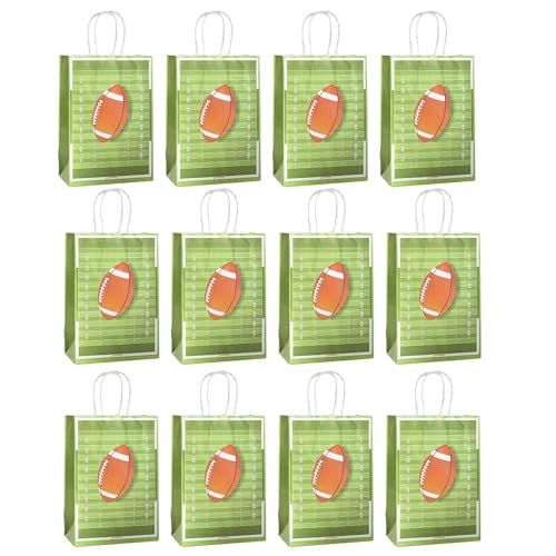Fußball Papiertüten Set Von 12 Fußballgeschenktüten Für Kinder Geburtstagsfeier School Footballspiel Goodie Taschen Für Boy Party Bevorzugt Taschen Taschen von Klaisy