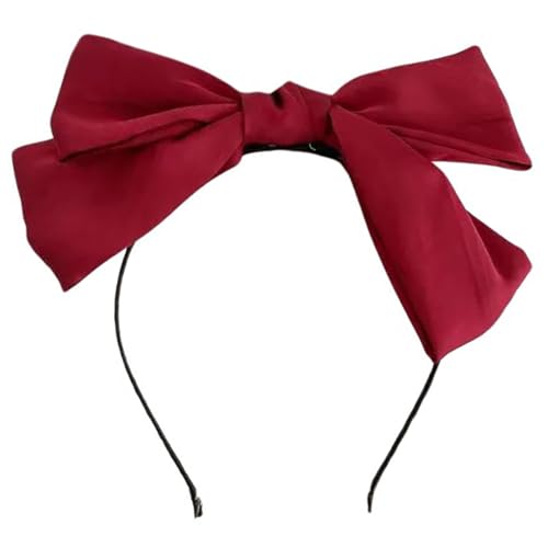 Klaisy Auffällige Schleifen Haarreifen Dunkle Halloween Kostüm Kopfschmuck Vintage Punk Stirnband mit dunklen Schleifen Mode Haarschmuck von Klaisy