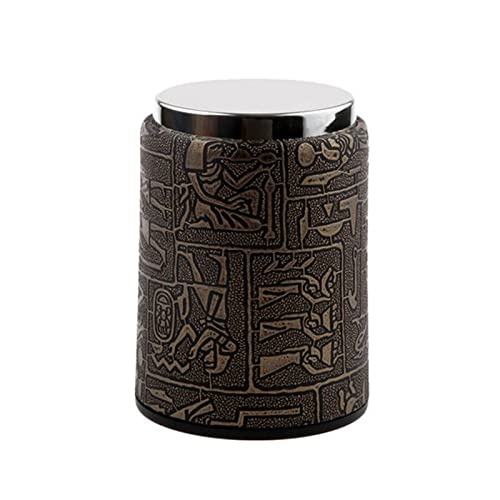 Klaisy Fashion Leder Würfel Cup Ägyptische Würfel Shaker Cup Quiet Shaker Cup Pub Party Supplies Einfach Zu Bedienen von Klaisy