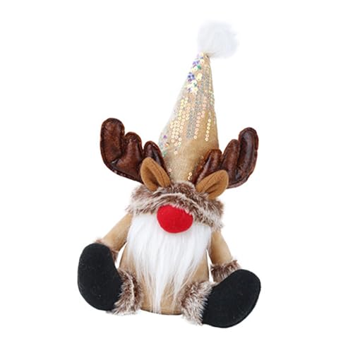 Klaisy Hand Plush Santa Gnomes Puppen Mit Langem Für Weihnacht Desktop Dekoration Schwedische Tomtes Gefülltes Oramentgeschenk von Klaisy