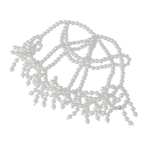 Klaisy Moderne funkelnde Perlenkappen, Haarschmuck, Braut-Kopfschmuck, Party, volle Perlen, Quasten, Hut, auffälliger Haarschmuck, Vintage-Kopfbedeckung Klaisy Moderne funkelnde Perlenkappen, Haarschmuck, Braut-Kopfschmuck, Party, volle Perlen, Quasten, Hut, auffälliger Haarschmuck, Vintage-Kopfbedeckung von Klaisy