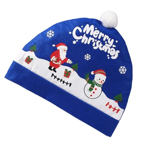Klaisy Praktischer Weihnachtshut Mit Robusten Farbischen Materialien Tragbares Accessoire Für Urlaubsfeiern Und Familienversammlungen von Klaisy