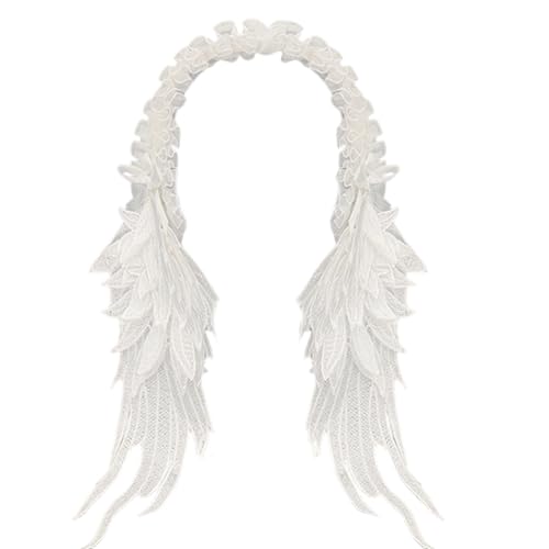 Klaisy Stylischer Anime-Flügel-Haarreif, auffälliger Kopfschmuck, Cosplay, Kopfbedeckung für Bühne, Halloween, Cosplay, Rollenspiele, bequemes Spitzen-Haarteil Klaisy Stylischer Anime-Flügel-Haarreif, auffälliger Kopfschmuck, Cosplay, Kopfbedeckung für Bühne, Halloween, Cosplay, Rollenspiele, bequemes Spitzen-Haarteil von Klaisy