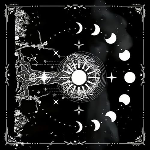 Mystical Moons Star Mustered Tarot Tisch Bedeckt Tarot Karten Lesen Von Tuch Für Tarot Lesungen Und Brettspiel von Klaisy