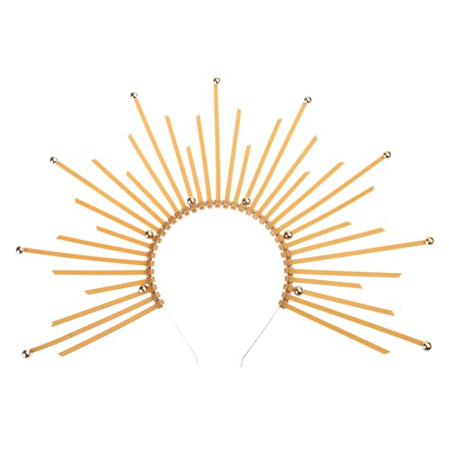 Runde Fünftzaubere Sternkopfschnalle Haarband Lustig Übertriebene Goldene Kronen Halloween Hexenkleid Haarzubehör Runde Fünftzaubere Sternkopfschnalle Haarband Lustig Übertriebene Goldene Kronen Halloween Hexenkleid Haarzubehör von Klaisy