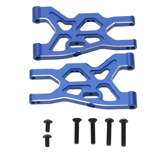 Klanata 1/8 RC Lower Swing Arm - Vorderradaufhängelarm -Upgrade mit Vibrationsreduzierung, langlebige Lenkkomponenten für RC -Autos und LKWs (Blau) von Klanata