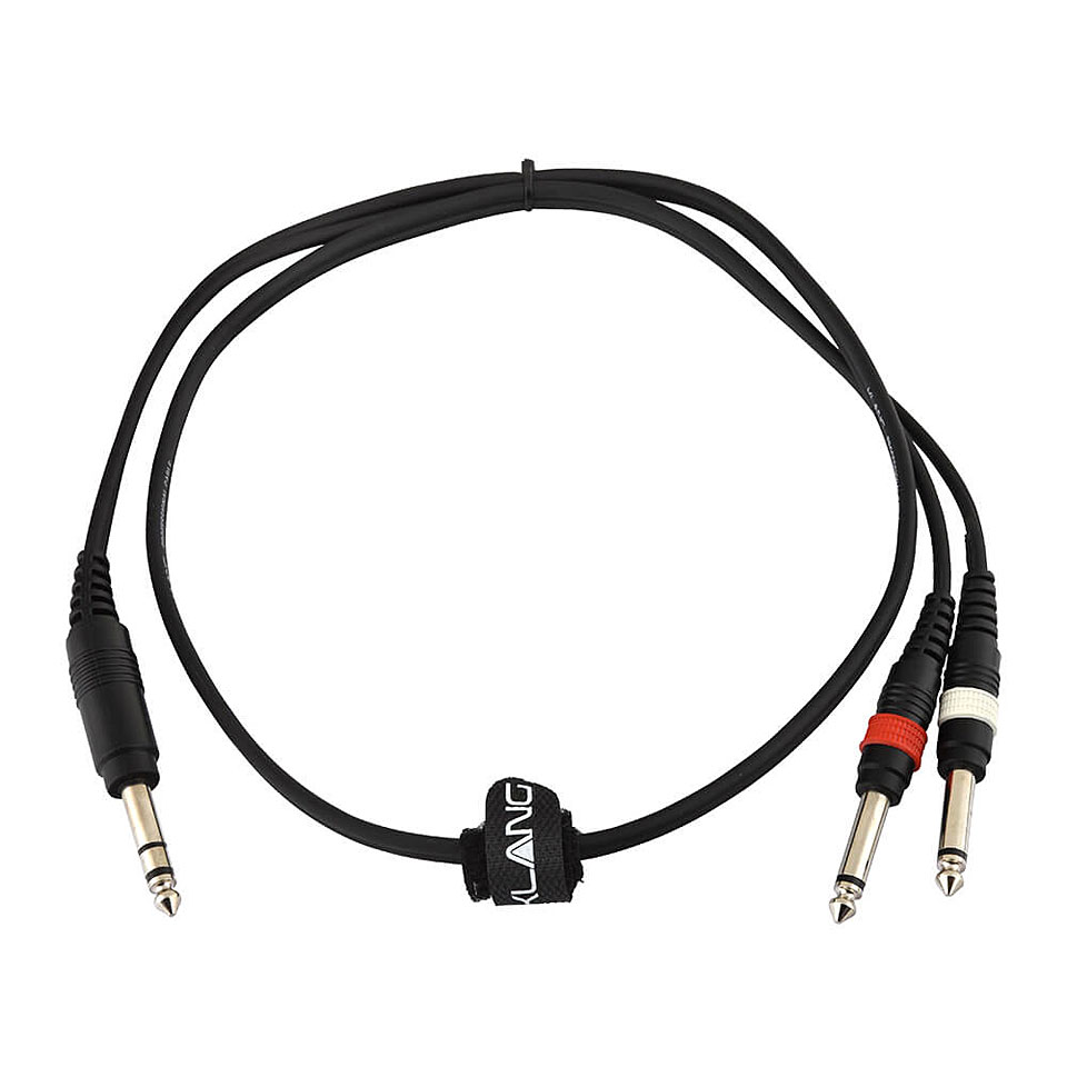 Klang Jack plug stereo - 2x jack plug 1 m Y-Kabel von Klang