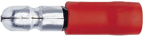 Klauke 1020 Rundstecker 0.50mm² 1mm² Stift-Ø: 4mm Teilisoliert Rot von Klauke