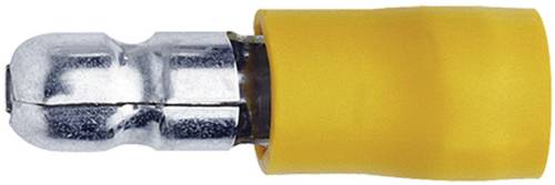 Klauke 1050 Rundstecker 4mm² 6mm² Stift-Ø: 5mm Teilisoliert Gelb von Klauke