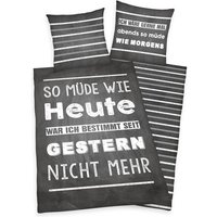 Bettwäsche mit Spruch Bettwäsche mit Spruch von Klaus Herding GmbH