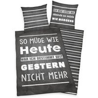 Bettwäsche mit Spruch Bettwäsche mit Spruch von Klaus Herding GmbH