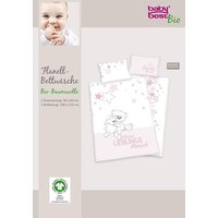 Herding 2685918063 - Lieblingsmensch, rosa, Flanell Bettwäsche Set, Bio Cotton, Mehrfarbig, 40 x 60 cm, 100 x 135 cm Herding 2685918063 - Lieblingsmensch, rosa, Flanell Bettwäsche Set, Bio Cotton, Mehrfarbig, 40 x 60 cm, 100 x 135 cm von Klaus Herding GmbH