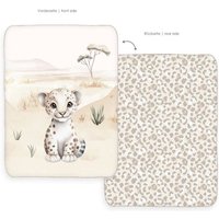 Klaus Hering 1940233014 - babybest® Super Soft-Velvet Decke, Kleiner Leo, 75x100 cm von Klaus Herding GmbH