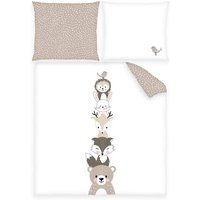 Klaus Hering 2485412212 - babybest® Bettwäsche, Woodland Crew, für Wiege und Kinderwagen , 35x40+80x80 cm von Klaus Herding GmbH
