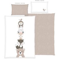 Klaus Hering 2485413063 - babybest® Bettwäsche, Woodland Crew, Made in Green, 40x60+100x135 cm von Klaus Herding GmbH