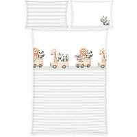 Klaus Hering 2685309063 - babybest® Flanell-Bettwäsche, Adventure, Made in Green, 40x60+100x135 cm von Klaus Herding GmbH