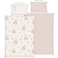Klaus Hering 2685390063 - babybest® Bettwäsche, Moon and Stars, Made in Green, 40x60+100x135 cm von Klaus Herding GmbH
