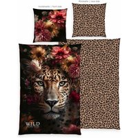 Klaus Hering 4459445039 - WILDFLOWERS Bettwäsche, Wild Flowers Leopard, 80x80+155x220 cm Klaus Hering 4459445039 - WILDFLOWERS Bettwäsche, Wild Flowers Leopard, 80x80+155x220 cm von Klaus Herding GmbH