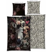 Klaus Hering 4459446050 - WILDFLOWERS Bettwäsche, Wild Flowers Zebra, 80x80+135x200 cm Klaus Hering 4459446050 - WILDFLOWERS Bettwäsche, Wild Flowers Zebra, 80x80+135x200 cm von Klaus Herding GmbH