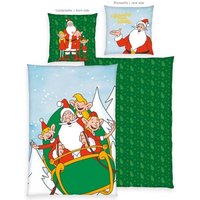 Klaus Hering 4649601050 - Weihnachtsmann & Co. KG Flanell-Bettwäsche, Weihnachtsmann & Co. KG, 80x80+135x200 cm Klaus Hering 4649601050 - Weihnachtsmann & Co. KG Flanell-Bettwäsche, Weihnachtsmann & Co. KG, 80x80+135x200 cm von Klaus Herding GmbH