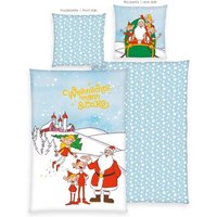 Klaus Hering 4649604050 - Weihnachtsmann & Co. KG Flanell-Bettwäsche, Weihnachtsmann & Co. KG, 80x80+135x200 cm Klaus Hering 4649604050 - Weihnachtsmann & Co. KG Flanell-Bettwäsche, Weihnachtsmann & Co. KG, 80x80+135x200 cm von Klaus Herding GmbH