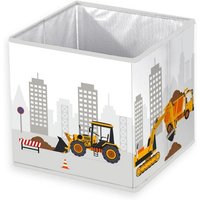 Klaus Hering 8585201196 - babybest® Aufbewahrungsbox, Baustelle , 30x30x30 cm von Klaus Herding GmbH
