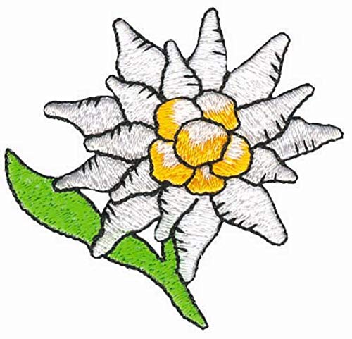 KLEIBER Edelweiss/Edelweiß Tracht Trachten - Aufnäher/Iron On Patch/Aufbügler/Applikation von Kleiber