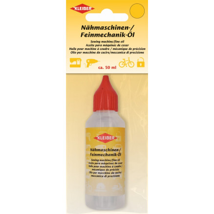 Kleiber Nähmaschinen-Öl/Fein-Öl 50ml, säurefrei von Kleiber
