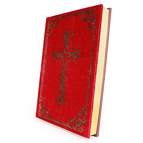 Kleidung zum Feiern Nikolaus & Weihnachtsmann Notiz-Buch Aufklappbar Rote Samtoptik Goldenes-Buch von Kleidung zum Feiern