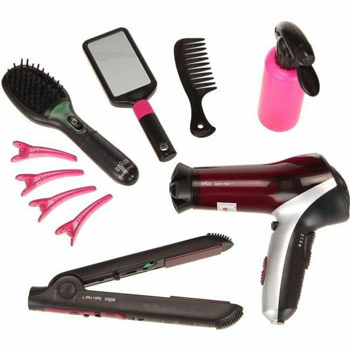 Zubehör Klein set Braun Satin Hair 7 Zubehör Klein set Braun Satin Hair 7 von Klein Toys