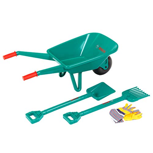 Theo Klein Bosch Gartenset mit Schubkarre | Mit Schaufel, Rechen und Arbeitshandschuhen | Spielzeug für Kinder ab 3 Jahren Theo Klein Bosch Gartenset mit Schubkarre | Mit Schaufel, Rechen und Arbeitshandschuhen | Spielzeug für Kinder ab 3 Jahren von Theo Klein