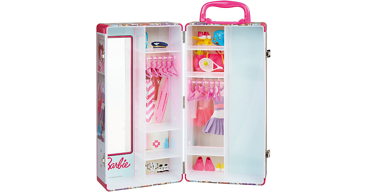 Theo Klein 5801 Barbie Schrankkoffer Kinder mit Kleiderstangen und Fächern, Spielzeug Kinder ab 3 Jahren, inkl. Zubehör mehrfarbig Kinder Theo Klein 5801 Barbie Schrankkoffer Kinder mit Kleiderstangen und Fächern, Spielzeug Kinder ab 3 Jahren, inkl. Zubehör mehrfarbig Kinder von klein