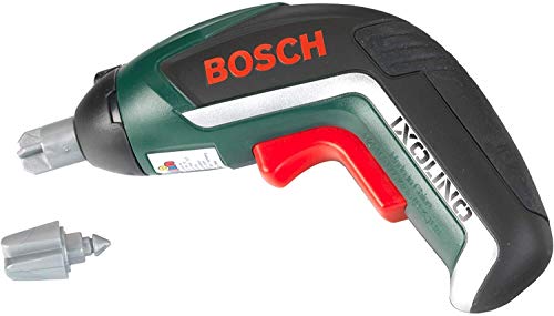 Bosch Akkuschrauber Ixolino | Batteriebetriebener Akkuschrauber mit Licht und Sound | Auswechselbare Aufsätze | Maße: 12,5 cm x 4 cm 9 cm | Spielzeug für Kinder ab 3 Jahren von Klein