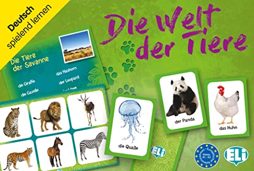 Die Welt der Tiere: 66 Fotokarten, 36 Spielpläne für Gruppenspiele, Anleitung von Klett