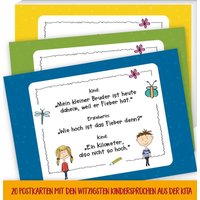 20 Postkarten mit den witzigsten Kindersprüchen aus der Kita von Klett Kita GmbH