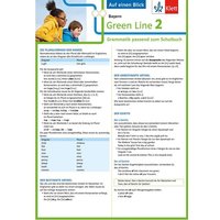 Green Line 2 Bayern Klasse 6 - Auf einen Blick. Grammatik passend zum Schulbuch - Klappkarte (6 Seiten) von Klett Lerntraining bei PONS Langenscheidt