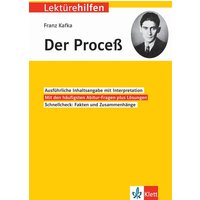 Klett Lektürehilfen Franz Kafka, 'Der Proceß' von Klett Lerntraining bei PONS Langenscheidt